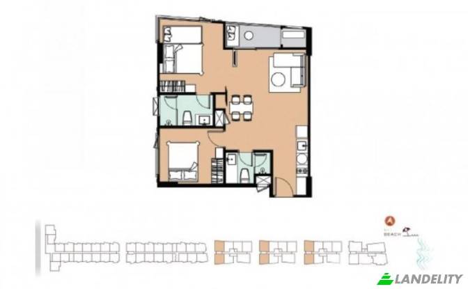 Apartment for Sale Pak Nam Pran. Photo#5 Apartment for Sale Pak Nam Pran. Photo#5