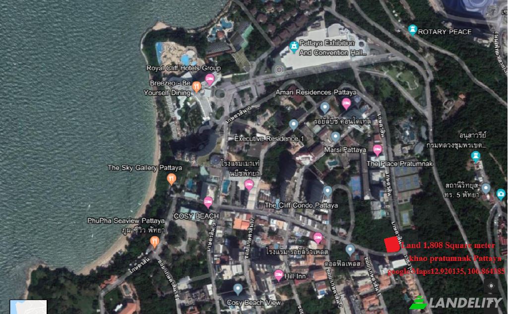 Land/Lot for Sale Kasetsin Alley, Muang Pattaya, Amphoe Bang Lamung, Chang Wat Chon Buri 20150, Pattaya City, Bang Lamung District, Chon Buri, Thailand. Photo 1