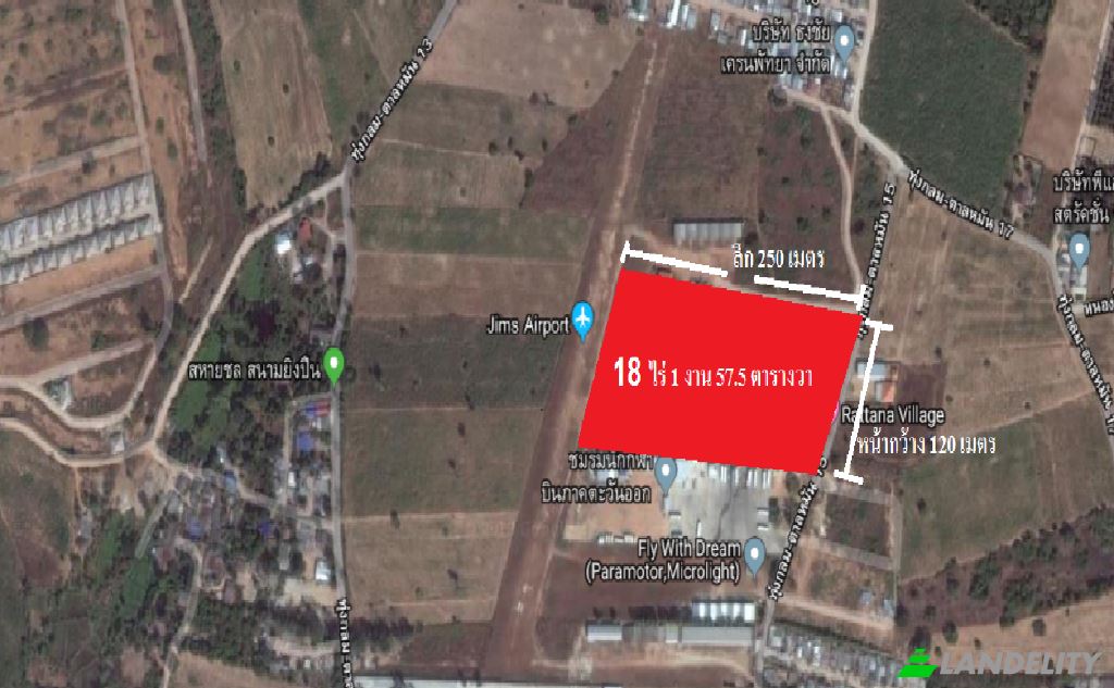 Land/Lot for Sale Eastern Airport, EAA chapter, club house and hangars, 20150, Pattaya City, Bang Lamung District, Chon Buri, Thailand. Photo 1