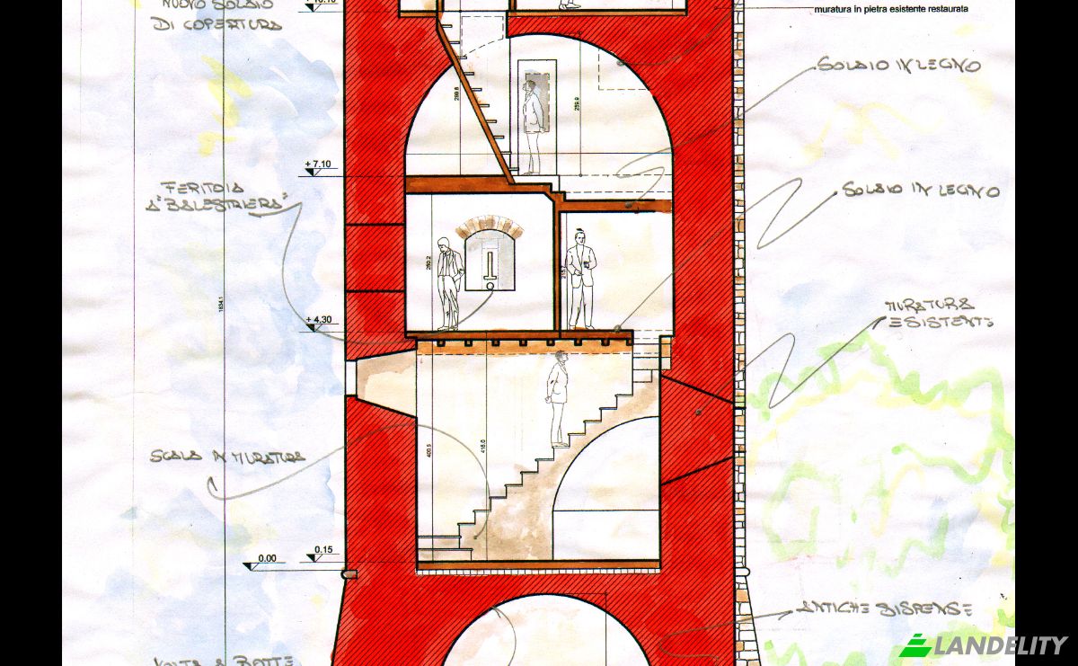 Castle for Sale Localita Casa Maggi, 06030 Giano dellUmbria PG, Giano dellUmbria, Province of Perugia, Umbria, Italy. Photo 12