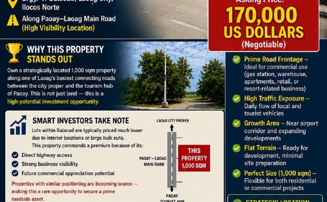 Land Lot for Sale Laoag City, Ilocos Norte. Photo#4
