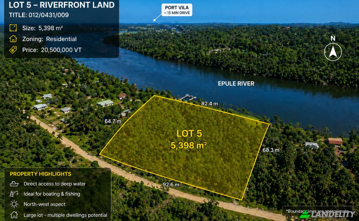 Investing/Development for Sale Epule, North Efate, Shefa Province, Vanuatu. Photo 1