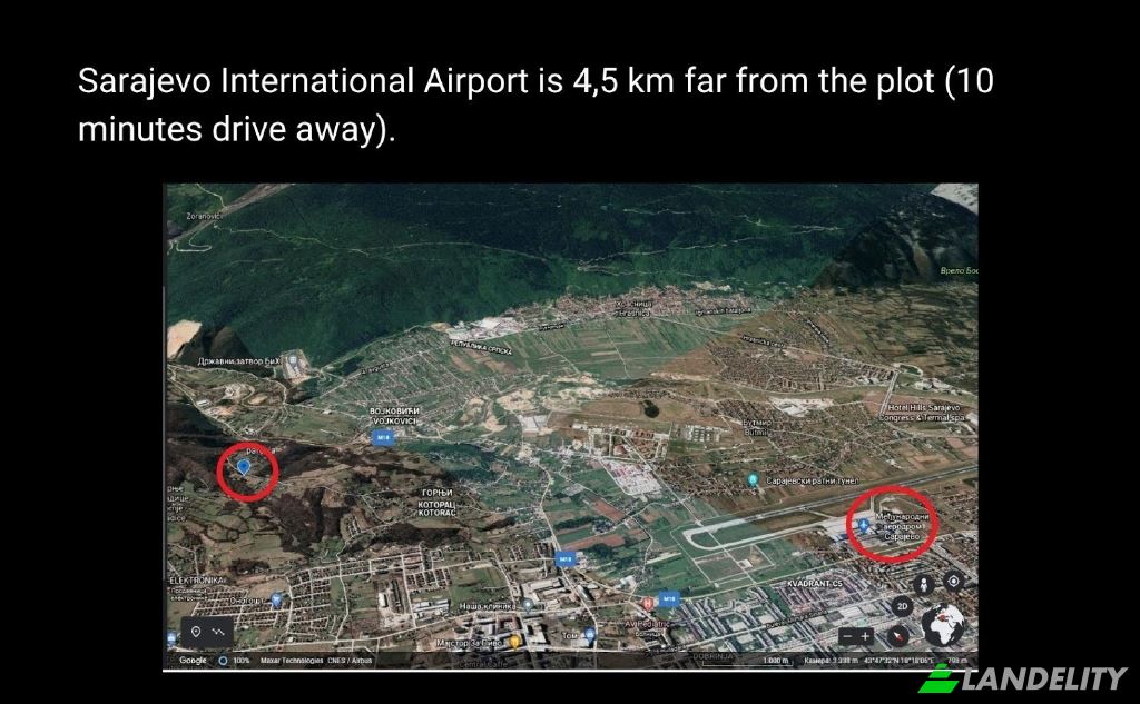 Земля/Ділянка продаж Starine Novaka, Gornje Mladice, Istocna Ilidza, Republika Srpska, Bosnia and Herzegovina. Фото 3