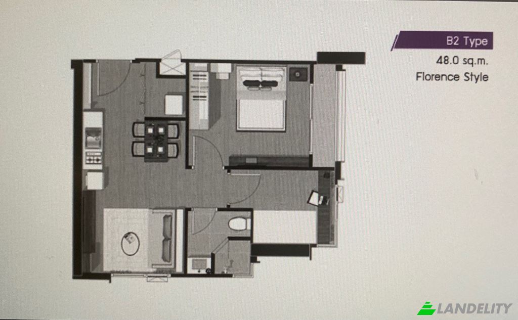 Apartment for Sale 10310 Khwaeng Bang Kapi, Khet Huai Khwang, Krung Thep Maha Nakhon 10310, Bangkok, Huai Khwang, Thailand. Photo 7