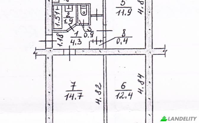 Квартира продаж Щаслива вулиця, Запоріжжя. Фото#7