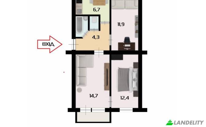 Apartament na sprzedaż - Zaporizhzhia, Ukraine