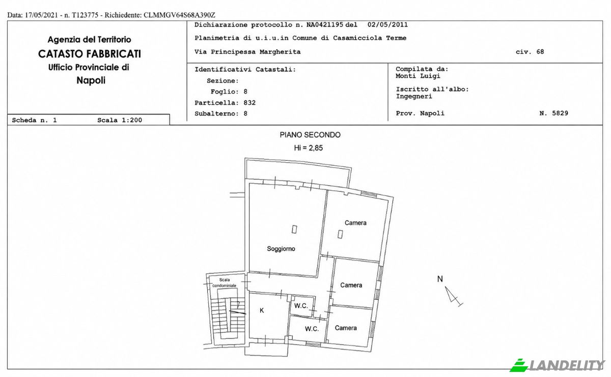 Apartment for Sale Via Giuseppe Garibaldi, 80074 Casamicciola Terme NA, Casamicciola Terme, Metropolitan City of Naples, Campania, Italy. Photo 1