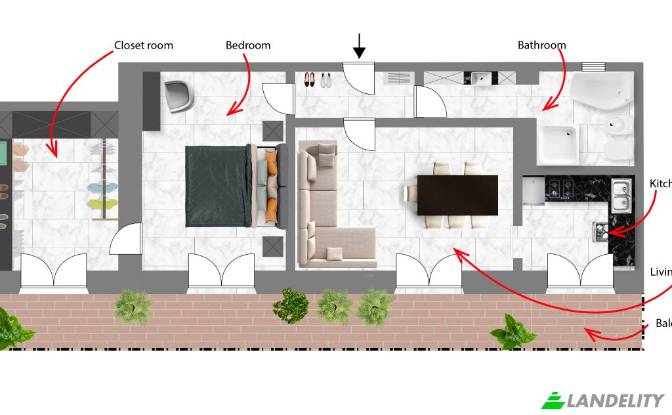 Departamento en venta Via Repubblica Romana. Foto#2