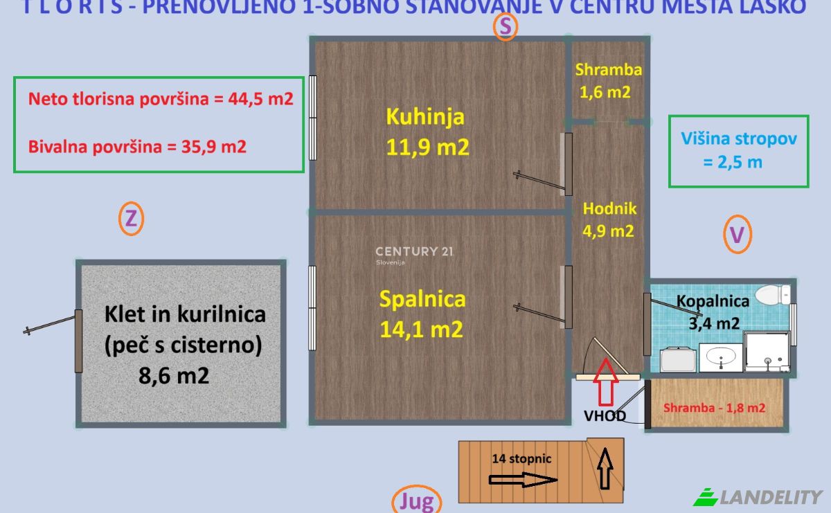Appartement Te koop Trubarjeva ulica 23, 3270 Lasko, Lasko, Municipality of Lasko, Slovenia. Foto 5