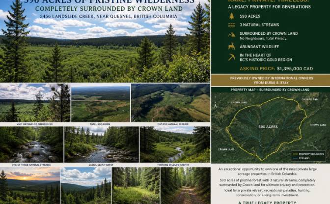 Земельна ділянка продаж - 3300 Forest Service Road, Canada