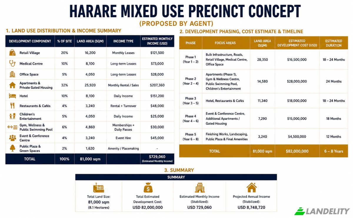 Investing/Development for Sale Harare, Harare Province, Zimbabwe. Photo 5