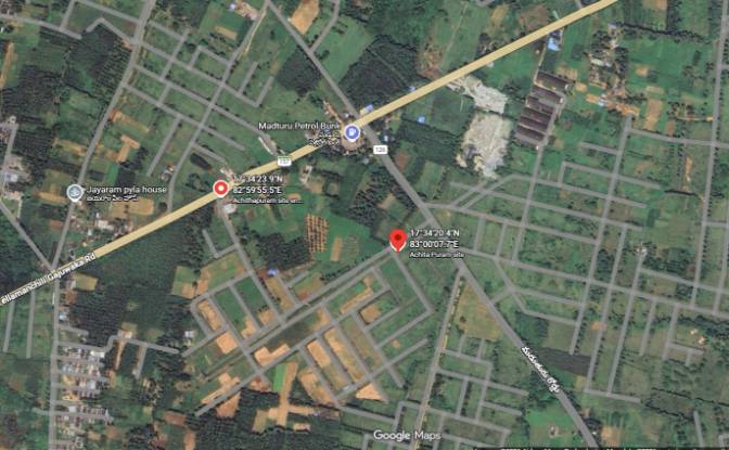 Grondperceel Te koop Maduthuru Rd, Chimalapalli. Foto#2