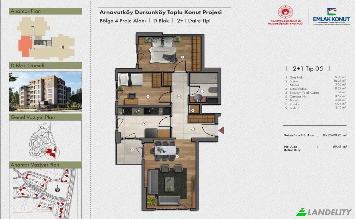 Wohnung zu verkaufen Dursunkoy, Baklali Hacimasli Cd 76 8I, 34277 Arnavutkoy Istanbul, Arnavutkoy Istanbul, Arnavutkoy, Istanbul, Turkiye. Foto 5