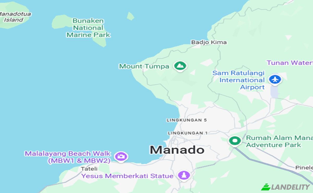Lote de terreno à venda Tumumpa Satu, Tuminting, Manado, Manado City, North Sulawesi, Indonesia, North Sulawesi 98239. foto 2