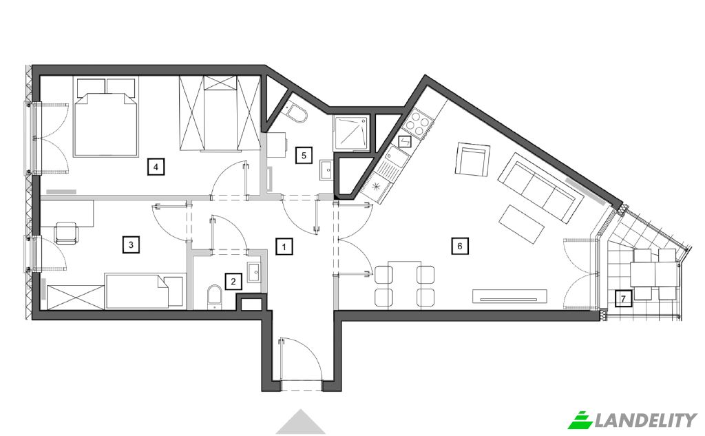 Apartment for Sale Bluszczanska, Warszawa, Warsaw, Masovian Voivodeship, Poland. Photo 2