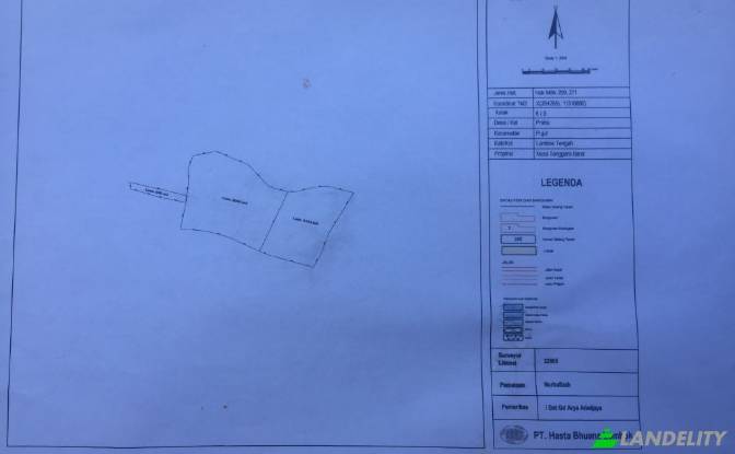 Land/Lot for Sale Sengkol, Central Lombok Regency. Photo#3