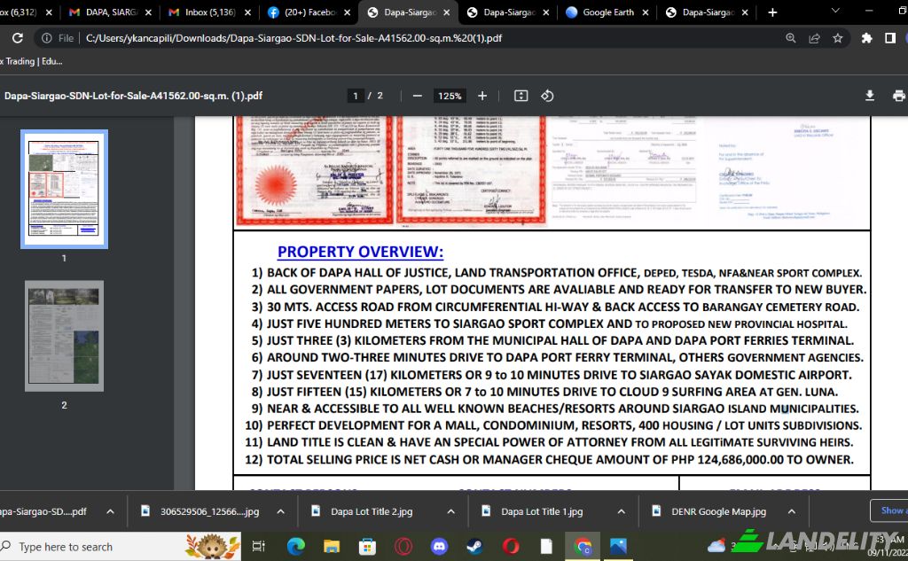 Земля/Ділянка продаж Dapa, Surigao del Norte, Caraga, Philippines. Фото 12