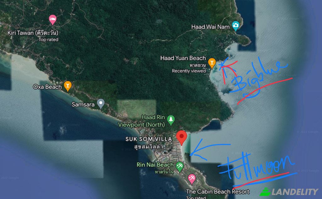 Land/Lot for Sale Ban Tai, Ko Pha-ngan District, Nakhon Si Thammarat, Thailand, Surat Thani 84280. Photo 11