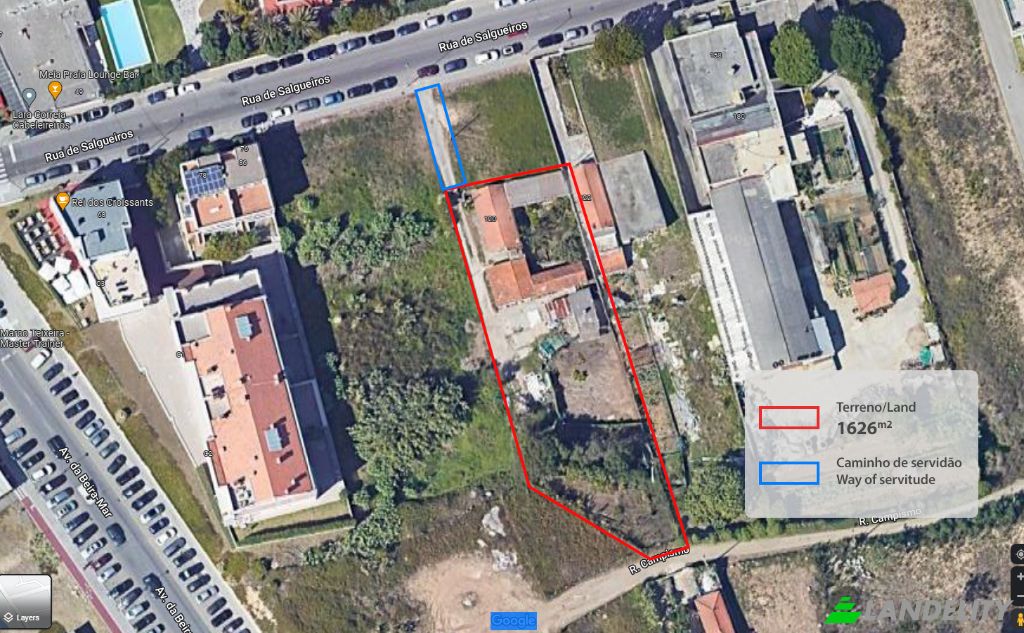 Land/Lot for Sale Rua de Salgueiros, Vila Nova de Gaia, Porto District, Portugal. Photo 3