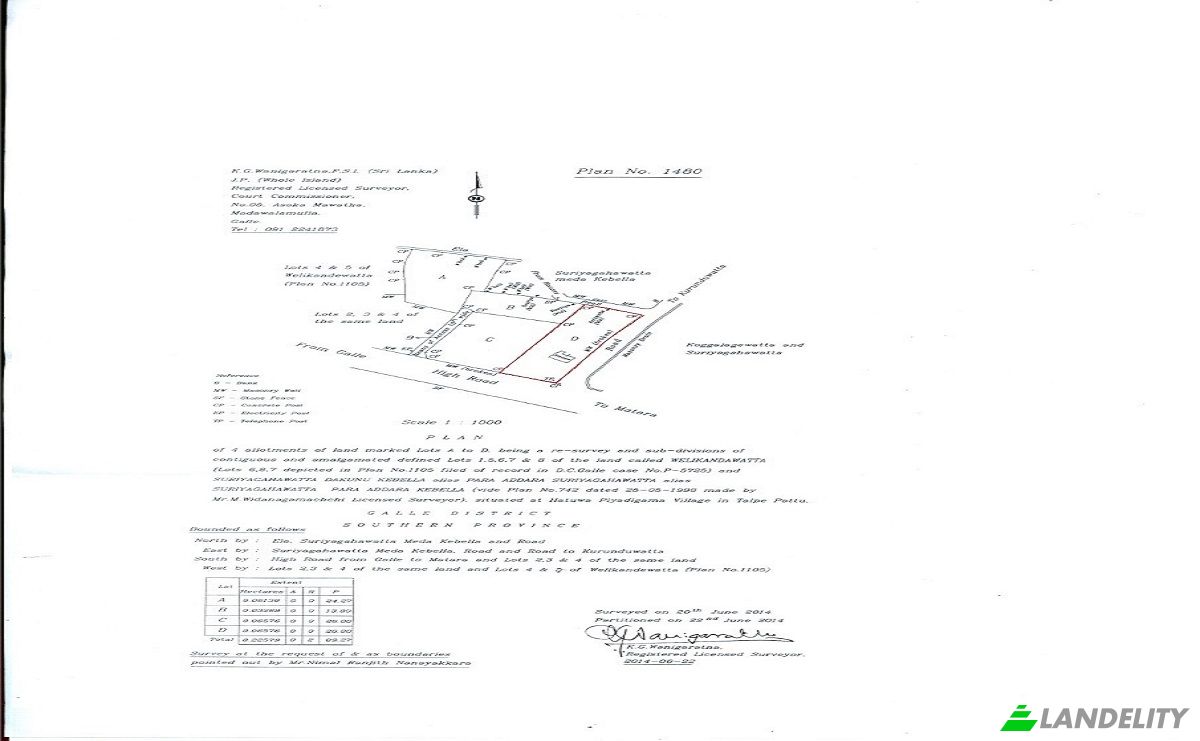Земля/Ділянка продаж Ocean Dreams, Ahangama, Galle, Southern Province, Sri Lanka. Фото 6