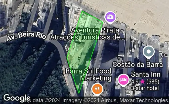 Mostrar no mapa Apartamento #140 - Localização do imóvel no mapa