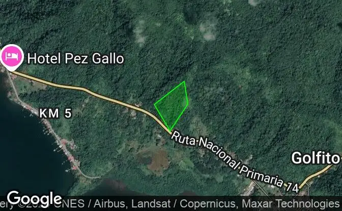 Mostrar en el mapa Tierra #29376 - Ubicación de la propiedad en el mapa