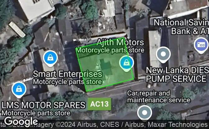 Show on map Land #29577 - Property Location on the Map