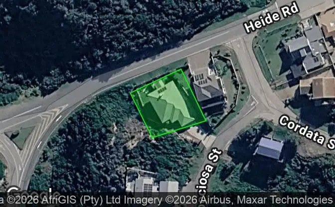 Afficher sur la carte Property #4145 - Emplacement de la propriété sur la carte
