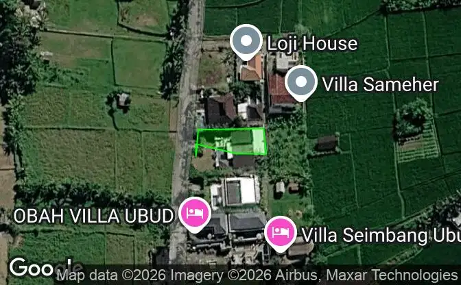 Afficher sur la carte Property #4833 - Emplacement de la propriété sur la carte