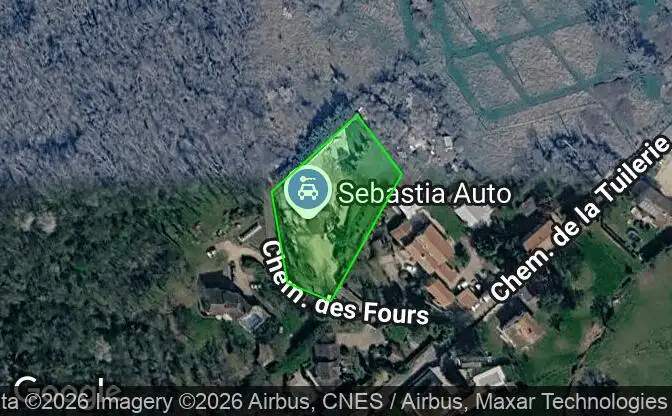 Afficher sur la carte Property #4858 - Emplacement de la propriété sur la carte