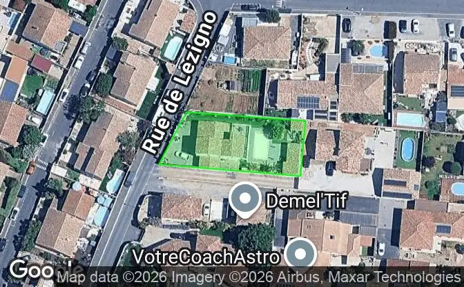 Afficher sur la carte Property #4906 - Emplacement de la propriété sur la carte